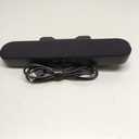 Computer Speakers for Desktop Pc, Monitor Speakers for Laptop,Pc Speakers with Loud Sound,Volume Control Easily Clamps to Monitors(USB-C to USB Adapter Included) (Black)