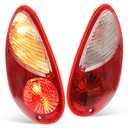 HECASA Tail Lights Replacement Compatible with 2006-2010 Chrysler PT Cruiser Replacement for 5116222AB 5116223AB Pair w/Bulbs Halogen