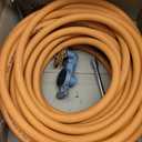 Truck Tire Inflator Kit, 3/8 x 50FT Hybrid Air Hose with 1/4" Chuck and 1/2" NPT Universal Gladhand Connection (Orange)