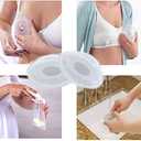 Breast Shells, Milk Saver, Nursing Cups, Nursing Moms to Ease Nipple Pain, BPA-Free and Reusable, Collect Breast Milk Leak (2 Pack)