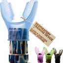 Second Breath Respiratory Trainer | Made with High Grade Silicone | Premium Lung Exerciser in Four Exotic Colors | Breathe Easier with Stronger Lungs | Portable & Easy to Clean (Blue Camo)