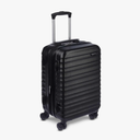 Amazon Basics 21" Hardside Carry-On Luggage, Hardshell Suitcase With Wheels, Expandable For Up to 25% More Space, With Scratch-Resistant Surface, Four Multi-directional Wheels, Black