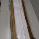 Gutter Guards 6 inch, White Painted Aluminum Leaf Filter Rain Gutter Covers with Screws Included, 32 PCS 108FT DIY Gutter Guards Protection for 5-inch and 6-inch Gutters, Fits Any Roof or Gutter Type