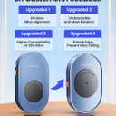 Vaydeer Undetectable Mouse Mover, M4 Mouse Jiggler Device with ON/Off Switch, Driver-Free Shaker Wiggler Mouse Movement Simulation for Computer Awakening, Gift Ideal for Men/Women