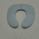 Jool Baby Folding Travel Potty Training Seat for Toddlers, Fits Round & Oval Toilets, Non-Slip Suction Cups, Includes Free Travel Bag (Aqua)