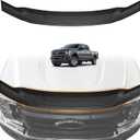 TripleAliners Hood Deflector Protector Compatible with 2017-2022 Ford Super Duty F250 F350 F450 Accessories Hood Protector TPE Bug Deflector Shield Replacement