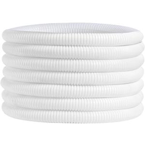 30ft Dog Cat Cord Protector Electric Wires Covers Wire Loom Tubing Protect Wires from Rabbits, Cats and Other Pets White