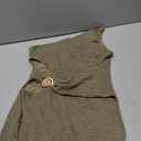 Floerns Women's Cut Out One Shoulder Mini Dress Textured Beach Bodycon Dresses Army Green Medium