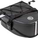 Giant Loop Klamath Tail Rack Pack, 4-Liter Soft Luggage Motorcycle Bag, Secures to Any Motorcycle Tail Rack or Dirt Bike Rear Fenders (Black 2023)