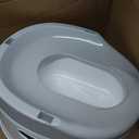 Jool Baby Potty Chair for Toddler Toilet Training - Splash Guard & Back Support (Gray)