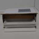 LAUCHUH Large 3 Tier Serving Stand Tiered Serving Trays Collapsible Sturdier Rack with 3 Porcelain Serving Platters for Fruit Dessert Presentation Thanksgiving Christmas Party Display Set, 14 Inch (Gold)