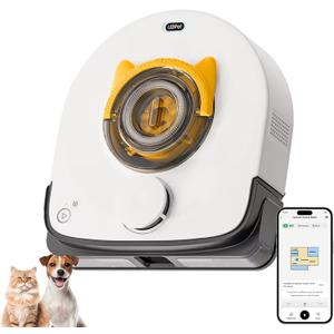 Robot Vacuum Cleaner, 22,000Pa Ultra-Strong Suction - Automatic Robot Vacuum for Pet Hair & Carpets, Tangle-Free Cleaning, Smart Mapping with LiDAR Navigation, App Controlled Vacuum Robot (V10)
