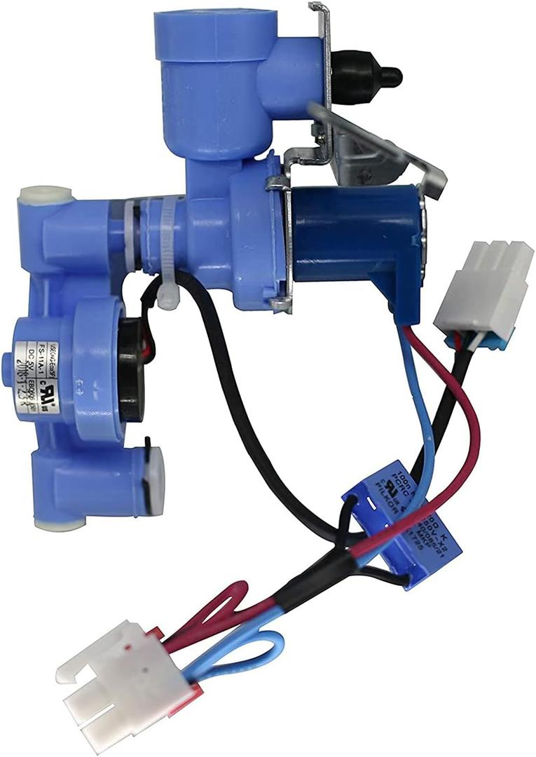 [AJU72992601 Valve OEM Mania] AJU72992601 Refrigerator Water Inlet Valve by OEM Mania, Replacement Compatible with LG, Fits AP4671476 PS3533117