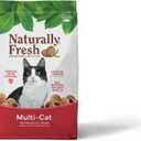 Naturally Fresh Cat Litter Made from Walnut Shells, Unscented, Multi-Cat, Upcycled, Low Dust, Sustainable, 30 Lbs