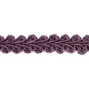 BEL AVENIR Braid Trim 1/2 inch 13.6 Yards French Gimp Basic Sewing Polyester DIY Crafts Costume Home Decorative (Dark Purple)