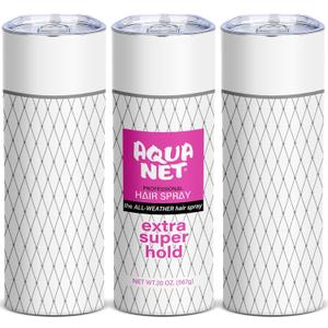 Funny Hairspray Style Tumbler for Women, 20oz Skinny Stainless Steel Coffee Mug with Lid, Cute Tumbler Gift Idea for Girls & Teens (Pack of 1)