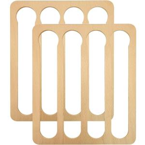 Adhesive Coffee Pod Holder for Nespresso Vertuo Line, Coffee Pod Storage, Holds 20 Pods, Vertical or Horizontal Mount, Large (two pack)