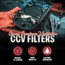 Doc's Diesel CCV Filter D804418 | Compatible with RAM 6.7L Cummins 2500, 3500, 4500, 5500 2007.5+ | Replaces CV52001