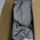 Small Ironing Board Cover 13"x43", RAINHOL Iron Board Replacement Cover and Pad, Thick Felt Padding, Scorch Resistant 100% Cotton, Heat Reflective, Elastic Edge, Grey