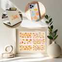 Fall UV DTF Cup Wraps: 12 Pcs Cute Watercolor Pumpkin UV DTF Cup Wraps for 16 oz, Autumn UVDTF Stickers Decals Waterproof, Rub On Transfers DIY Crafts