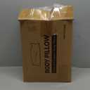 Oubonun Premium Adjustable Loft Quilted Body Pillows - Firm and Fluffy Pillow - Quality Plush Pillow - Down Alternative Pillow - Head Support Pillow - 21"x54" (Gray-gray Side)