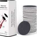 60pcs Replaceable Sandpaper Refill Discs for Electric Foot File Callus Remover Hard Dry Dead Skin Removal (Fine 180 Grit)