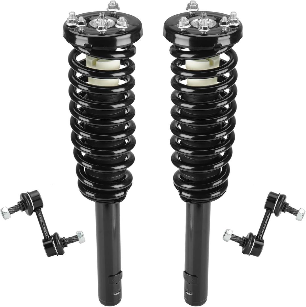 Front Strut Assembly & Sway Bar Links for 2003-2007 Honda Accord, Shock Absorber Replace 172123L 172123R 4PCS