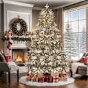 2 x 24 Pcs Deep Brown Velvet Bows Ornaments for Christmas Tree, Vintage Rustic Velvet Christmas Bows Tree Decorations, Indoor Home Decor for Wreath Mantle Gift Wrap Holiday Decor, 3/8'' W, 5 * 7 inch