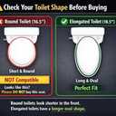R&T 2" Toilet Seat Riser with Handles Comfortable Raised Toilet Seat for Seniors, Fits for Elongated Toilets, Elevated Seat with Soft Grey Padded Arms for Bathroom