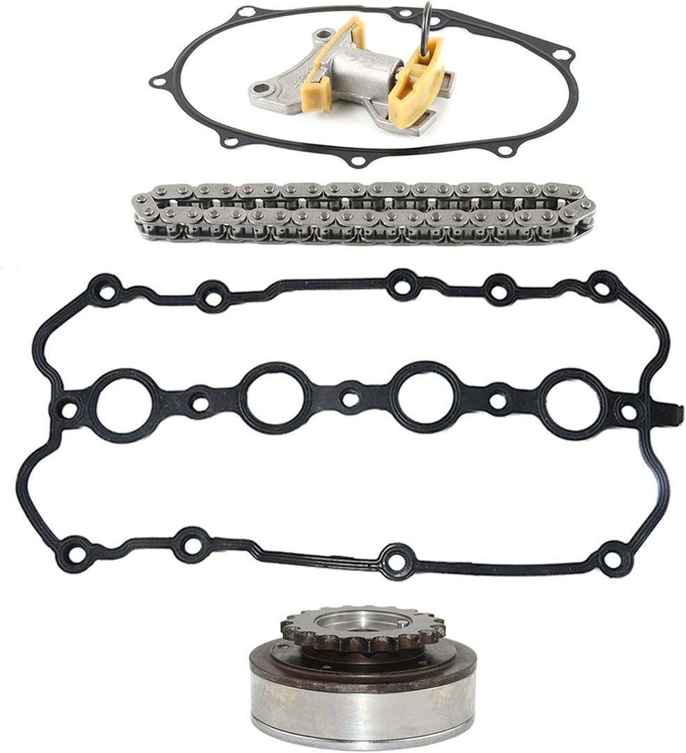 Camshaft Adjuster Chain Tensioner Gasket Kit Replacement# 06F109088C 06F109088G 06F109088J 06F109217A Fit 2006-2014 A'-udi A3 A4 TT, V'-W Golf Passat GTI Eos 2.0T