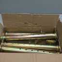 19.5"-34.5" Height Range Adjustable House Floor Jacks Post Pole for Leveling, Galvanized, 4 Pack
