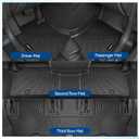 Custom Fit Floor Mats for 2022-2026 2027 Kia Carnival Gas 7 Seats