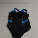 Speedo Women's Swimsuit One Piece Endurance+ Cross Back Solid Adult Team Colors (40, Spark Black/Blue)
