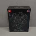 Black Roses Bouquet Building Set, 12 Artificial Flowers Botanical Collection Gothic Home Decor, Compatible with Lego, Unique Halloween Valentine's Gifts for Adults Women Girls 14+ (585 PCS) No Vase