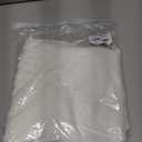 Tufted Dot Bed Skirt Queen Size Ruffled Bed Skirt with Split Corners, 14 Inch Drop Dust Ruffle Bed Skirts with Platform, Ivory