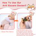 Soft Dog Cone Collar Alternative for Medium Dogs(Small&Medium Dachshund Beagle Shiba lnu), Adjustable Protective Dog Recovery Cone, Elizabethan Comfortable Neck Pillow Cone After Surgery Anti Licking (M(Neck Girth:9.8"-13.3"), Pink)