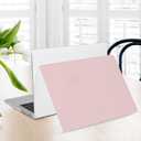 EooCoo Case Compatible with MacBook Pro 14 inch M5 2026-2021 M4 M3 M2 M1 Pro/Max Chip, Hard Shell Cases with Keyboard Cover, Screen Protector - Matte Pink