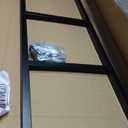 RV Bunk Bed Ladder 50"', Heavy Duty Travel Trailer Bed Ladders with 4 Hook and Foot Caps, Metal Twin Bed Step Ladder for Home Dorm Appartments, Load 330 LBS (50inch / 127cm, Black)