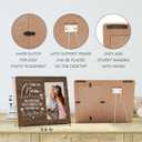 2 x Mom Picture Frame, Thank You Mom Photo Frame, Picture Frames Gift for Mother's Day Birthday Christmas, Mothers Day Gifts for Best Mom from Daughter Son, I'm so Thankful that God Made You My Mom -C01