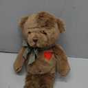 Small Teddy Bear with Heart Cute White Teddy Bear Stuffed Animal Soft Bear Plush Bear Plushie Toys Gifts for Girlfriend Boyfriend Kid (Brown)