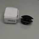 Anlige Bathtub Drain Stopper, Pop Up Tub Stopper and Cover, Bottom with Hair Catcher, Universal for 1.45 to 1.8in Drain, Replaces Old Drain Plug, Matte Black