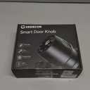 IRONZON Fingerprint Door Knob Fingerprint Door Lock with App Control Smart Door knob for Bedroom, Biometric Door Lock for Apartment Office and Garages (Black)