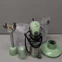 Mueller Multistick 800W 4-in-1 Immersion Blender Handheld, 12 Speed Hand Mixer - Turbo Boost, Heaviest Duty Copper Motor, Titanium Blades Hand Blender, Milk Frother Wand, Green Kitchen Accessories