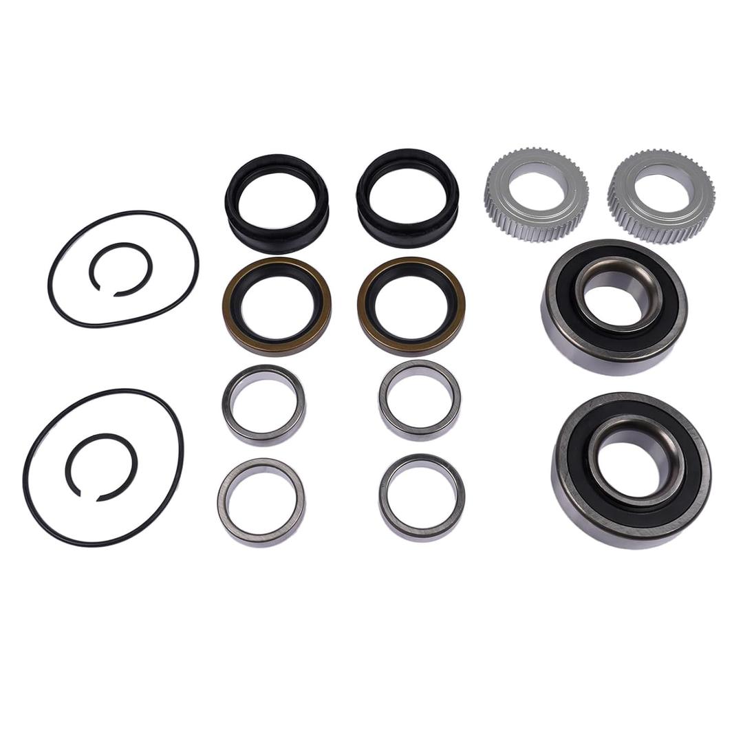 Czomoizc 903R63-40068 43517-35010 90310-50006 9031354001 4351735010 Rear Wheel Bearing Seal Kit Compatible with Toyota T100 Tundra Tacoma 4Runner