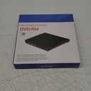 External DVD Drive USB 3.0 Type-C CD Burner Portable CD +/-RW Drive DVD Player for ROM Rewriter Burner Compatible with Laptop Desktop PC Windows MacBook Linux Mac OS