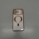 for iPhone 17 Pro Max Case with 1X Screen Protector, [Compatible with MagSafe] [Integrated Camera Protection], Non Yellowing Slim Cute Women Girly Cover for iPhone 17 Pro Max, Cosmic Orange