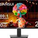 SANSUI Monitor 24 inch 100Hz Computer MonitorFHD 1080P PC MonitorHDMIFreeSyncHDREarphone Jack Ergonomic Tilt for Home and Office