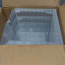 ReadySpace Plastic Containers for Organizing and Storage Bins for Drawers, Desks, Office Organization, and Garage, Stackable Bins, Medium-Tall (7" x 11" x 8"), 4-Pack, Black