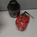 JAKY-Global Babys Breath Silk Artificial Flowers Bulk 6pcs Farmhouse Fall Decor Fake Flower Bouquet Bulk for Home Kitchen Indoor Floral Arrangement Centerpieces Party Decor(Burnt Red Brown)