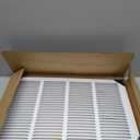 Fancat 20x12 Duct Opening | Steel Return Air Grille | Vent Cover Grill for Sidewall and Ceiling | HVAC Cold Air Intake Grille | White | Outer Dimensions: 21.75"W X 13.75", 20''Wx12''H [Duct Opening]